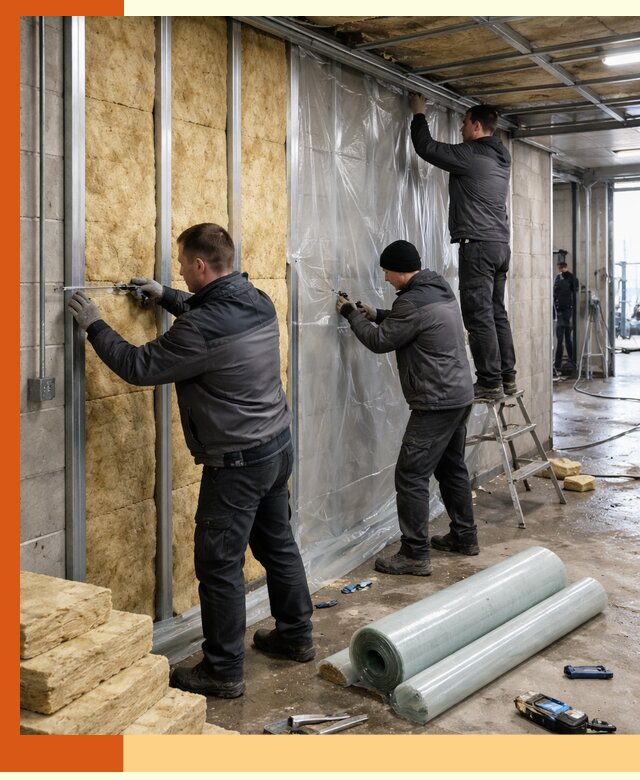 Профессиональное утепление автомойки в Черняховске для любого типа помещений